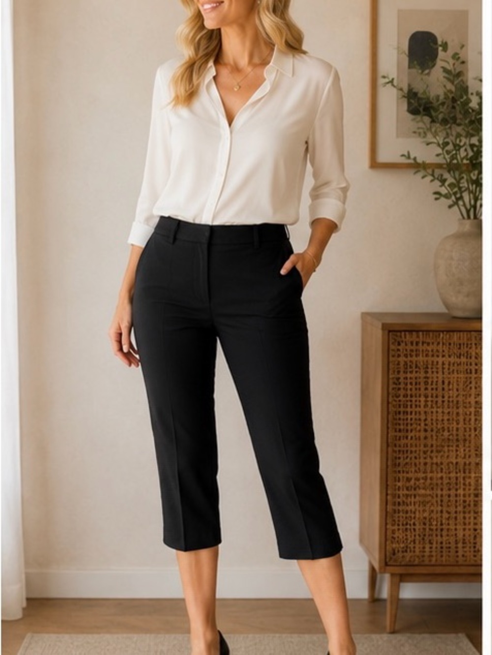 🖤Classic Parisian French Sleek Minimalist Dress Pants Trousers | Maison d’Amelie